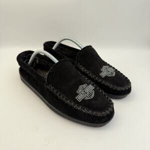 Harley Davidson Men's Size 9 US Clay Slipper Black - D93926 Color BLACK